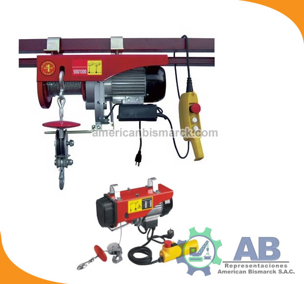 Winche El&eacute;ctrico monofasico